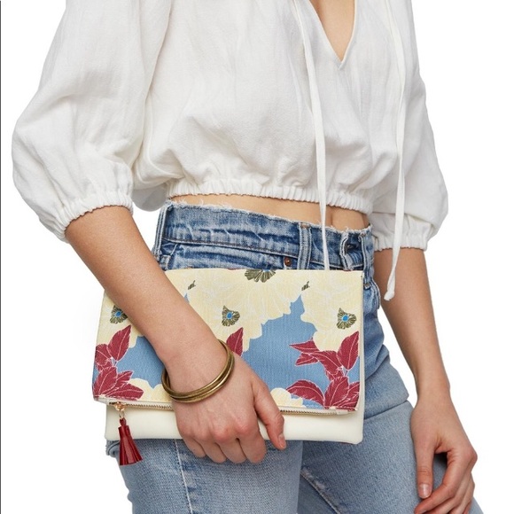 Rachel Pally Floral Reversible Clutch in Bloom - Picture 1 of 5